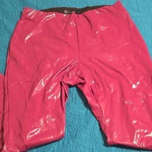 Faux Pink Pants
